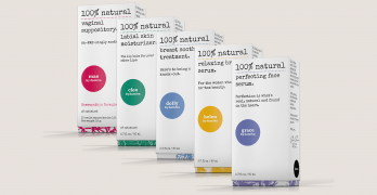 Boxes of Damiva products that will help you take care of your body during hormone fluctuations.
